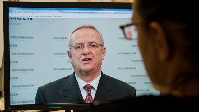 Martin Winterkorn s'est exprimé dans une vidéo diffusée sur le site du constructeur. [EPA/JULIAN STRATENSCHULTE]