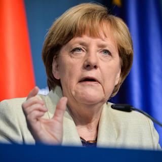 La Chancelière allemande Angela Merkel a annoncé que l'UE allait tripler le budget de l'opération Triton en Méditerranée. [EPA/STEPHANIE]