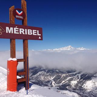 La station de ski de Méribel en France.