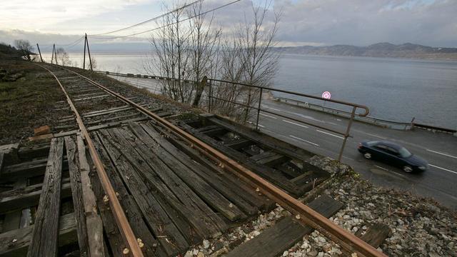 La ligne du Tonkin a été entièrement abandonnée depuis les années 1990. [Keystone - Olivier Maire]