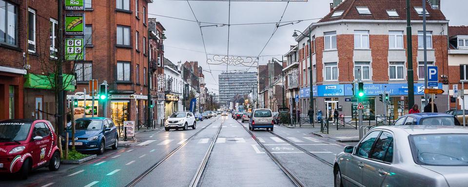 La commune multiculturelle de Molenbeek est située au coeur de Bruxelles. [Belga Photo/AFP - James Arthur Gekiere]