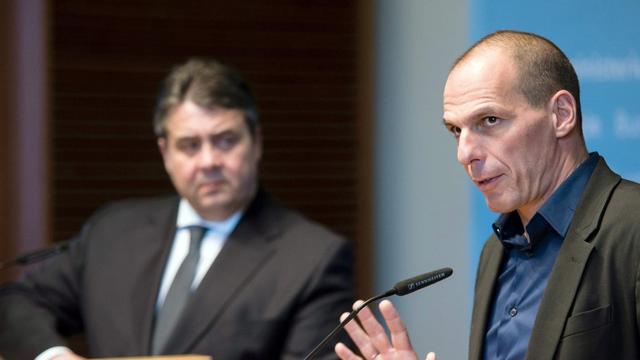 Le ministre grec des finances Yanis Varoufakis. [EPA/Keystone - Gregor Fischer]