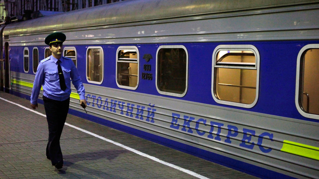 Les trains circulent toujours entre Kiev et Moscou. [RIA Novosti/AFP - Ruslan Krivobok]