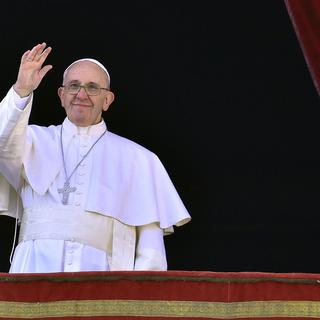 Le pape François a dénoncé notamment les "atroces actions terroristes". [AFP - Vincenzo Pinto]
