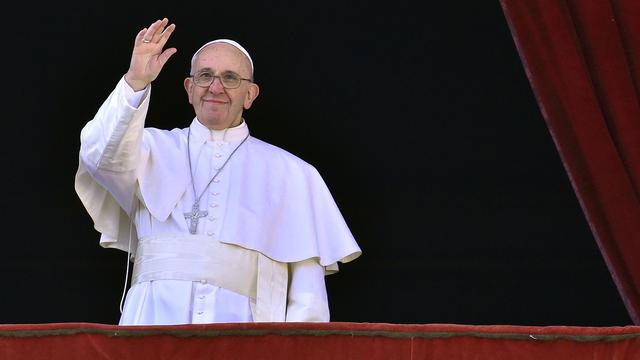 Le pape François a dénoncé notamment les "atroces actions terroristes". [AFP - Vincenzo Pinto]