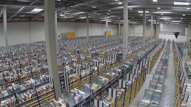 L'une des halles d'Amazon qu'a pu visiter la RTS. [RTS]