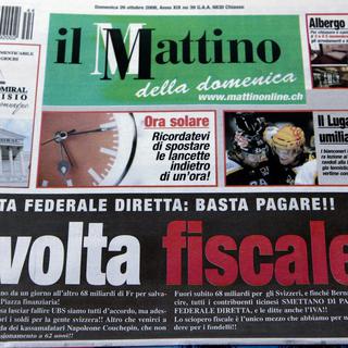 Le journal de la Lega, "Il Mattino".