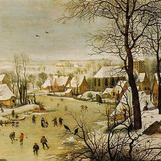 Pieter Brueghel l'Ancien, "Paysage d'hiver avec patineurs et trappe aux oiseaux", 1565, Anvers, musée des Beaux-arts. [DP]
