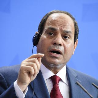 Le président égyptien Abdel Fattah al-Sissi en juin 2015. [AFP - Tobias Schwarz]