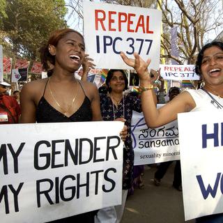Hijras (photo prétexte). [AFP - Indranil Mukherjee]