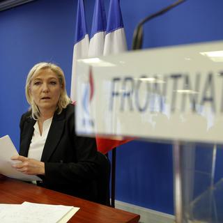 Marin Le Pen, la 2e présidente du Front national. [AP Photo/Keystone - Christophe Ena]