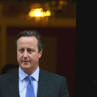 Le vote des députés est "la bonne solution pour préserver la sécurité" de la Grande Bretagne, selon le Premier ministre David Cameron. [Reuters - Suzanne Plunkett]