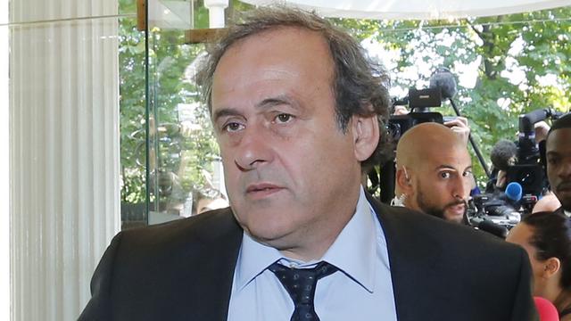 Les récents événements n'ont pas fait perdre de sa superbe à Platini. [Jacques Brinon]