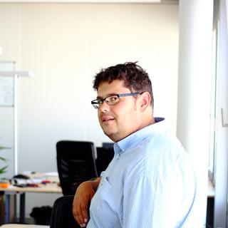 Jose Demetrio, co-fondateur et CEO de Geosatis [RTS - Loïs Siggen Lopez]