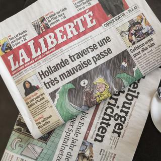 Le journal fribourgeois "La Liberté". [Gaetan Bally]