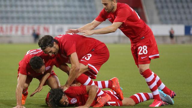 Nelson Ferreira a inscrit le but qualificatif pour Thoune. [Marc Schumacher]