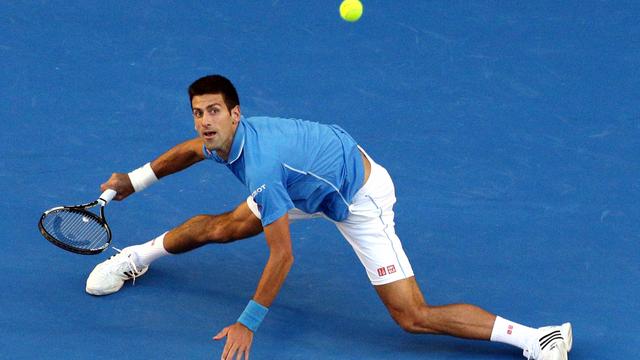 Après un premier set accroché, "Djoko" a déroulé face à Verdasco. [Keystone - ROB GRIFFITH]