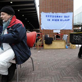 Les Pays-Bas songent à un revenu de base pour tous, y compris les sans-abri. [ANP/AFP - Evert Elzinga]