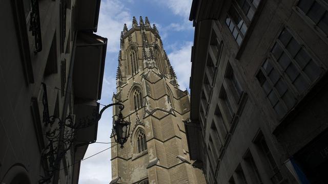 La cathédrale Saint-Nicolas de Fribourg. [JEAN-CHRISTOPHE BOTT]