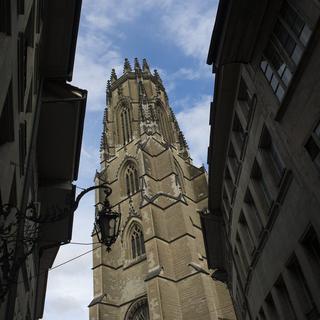 La cathédrale Saint-Nicolas de Fribourg. [JEAN-CHRISTOPHE BOTT]