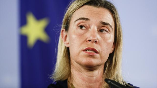 Federica Mogherini, photographiée le 22 octobre dernier à Berlin. [AP/Keystone - Markus Schreiber]