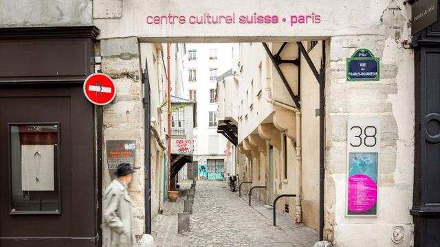 L'entrée du Centre culturel Suisse de Paris. [ccsparis.com]