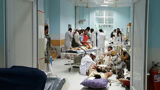 L'hôpital géré par MSF à Kunduz était l'un des seuls de la région afghane. [MSF]