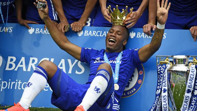 Drogba a porté le maillot de Chelsea de 2004 à 2012 puis cette saison après un passage en Chine et en Turquie. [Reuters - Staff]