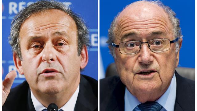 Platini et Blatter ne voient toujours pas le bout du tunnel. [Fabrice Coffrini]