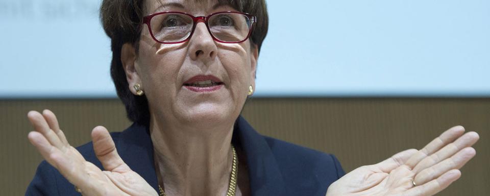 Suzanne Ruoff, direcrice générale de La Poste. [Keystone - Lukas Lehmann]