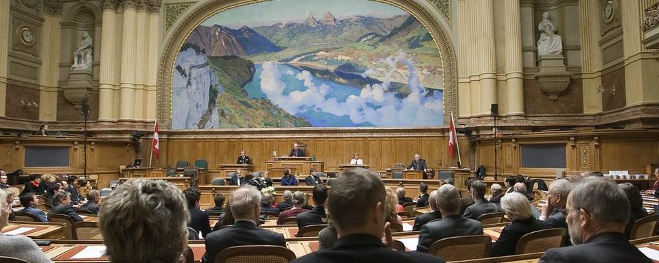 Le Parlement à Berne. [Keystone - Peter Schneider]