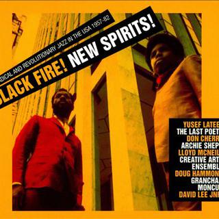 La pochette de l'album "Black Fire! New Spirits! Le jazz radical et révolutionnaire aux USA de 1957 à 1982". [Soul Jazz Records]