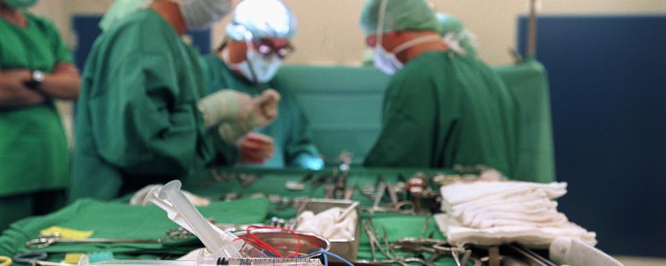 La loi sur la transplantation est révisée. [Keystone - Gaetan Bally]