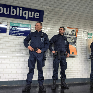 Les alertes se multiplient à Paris depuis les attentats, l'une d'entre elles mardi à la station de métro République. [RIA Novosti/AFP - Vladimir Pesnya]