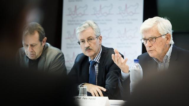 Pierre-François Cuénoud, vice-président de la FMH. [Keystone - Jean-Christophe Bott]