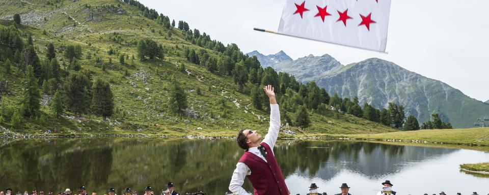 Le Valais fête les 200 ans de son entrée dans la Confédération. [Keystone - Dominic Steinmann]