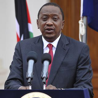 Le président du Kenya Uhuru Kenyatta.