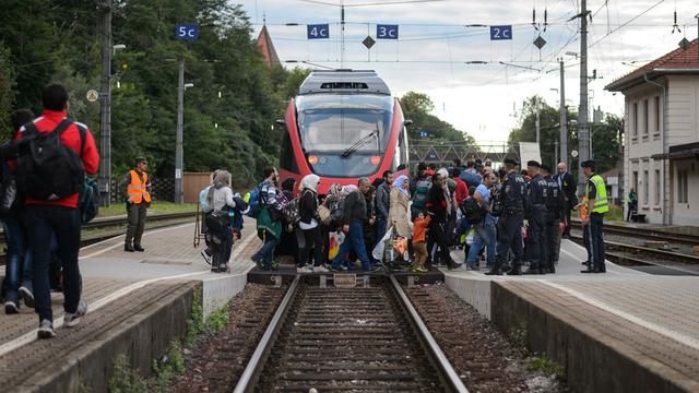 L'Autriche a du mal à héberger les nombreux nouveaux migrants. [AFP - Jure Makovec]