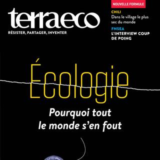 La couverture de "Terra Eco" du mois de mars 2015. [Terraeco.net]