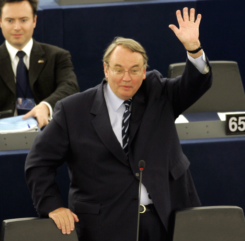 L'euro député Jean-Louis Bourlanges. [AFP - Gérard Cerles]