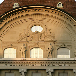 Le siège de la Banque nationale suisse (BNS) à Berne. [Keystone - Peter Klaunzer]
