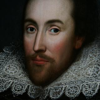 Le portrait de William Shakespeare (1564-1616) lors de sa vente aux enchères en 2009. [AFP - Lefteris Pitarakis]