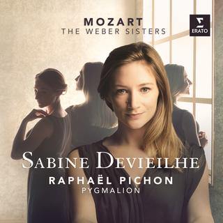 Pochette de l'album "Mozart, The Weber Sisters" de Sabine Devieilhe. [Erato]