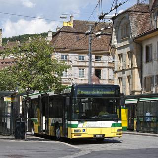 Un bus neuchâtelois.
Gaetan Bally
Fotolia [Gaetan Bally]