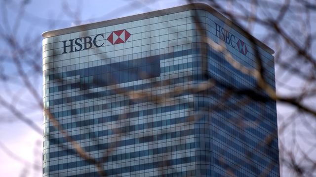 Le siège d'HSBC à Londres. [AFP - Andrew Cowie]
