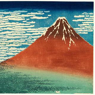 Le mont Fuji peint par Katsushika Hokusai. [kunsthaus.ch]