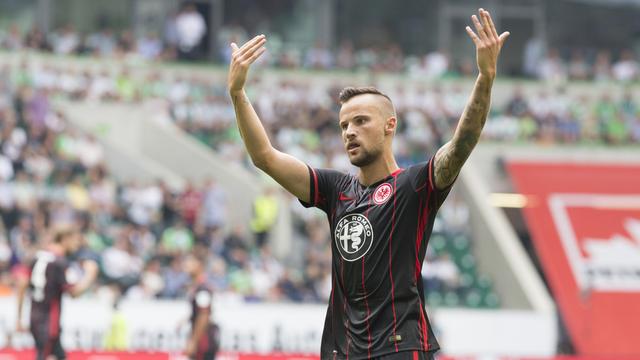 Buteur sur penalty, Haris Seferovic s'est montré brillant face à Stuttgart. [Jörg Sarbach]