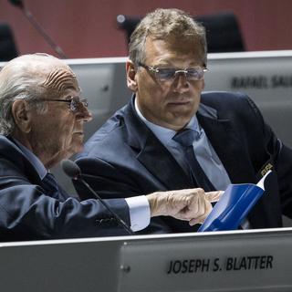 Le Français Jérôme Valcke est un proche du président de la FIFA Sepp Blatter. [Patrick B. Kraemer]