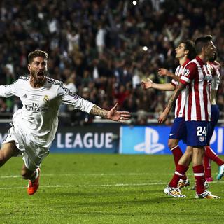Le Real Madrid avait battu l'Atletico en finale de la Ligue des Champions l'année passée. [EPA/Jose Sena Goulao]