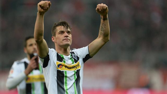 A "Gladbach" depuis 2012, Xhaka a reçu les louanges du magazine "Kicker". [Keystone - Andreas Gebert]